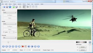 Avidemux Main Window